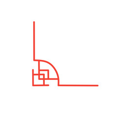 Chinese oriental corner decoration