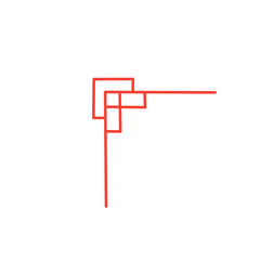 Chinese oriental corner decoration