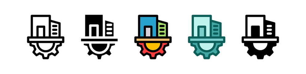 Infrastructure multiple icon