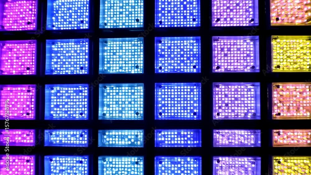 Aufkleber abstract color grid pattern background