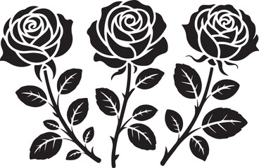 Romantic Rose Flower Silhouette Vector Design

Single Blooming Rose Black Outline Illustration

Vintage Rose Silhouette for Wedding and Valentine

Minimal Line Art Rose Flower Vector Clipart

Elegant 