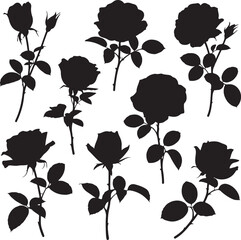 Romantic Rose Flower Silhouette Vector Design

Single Blooming Rose Black Outline Illustration

Vintage Rose Silhouette for Wedding and Valentine

Minimal Line Art Rose Flower Vector Clipart

Elegant 