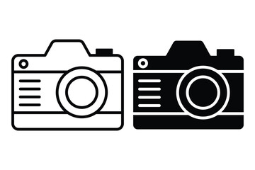 Camera icon. photo camera icon. camera photography icon. Photo vector icon for graphic and web design. EPS 10