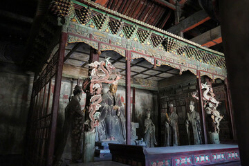 Obraz premium Taifu Temple, Fenyang, Lüliang, Shanxi, China