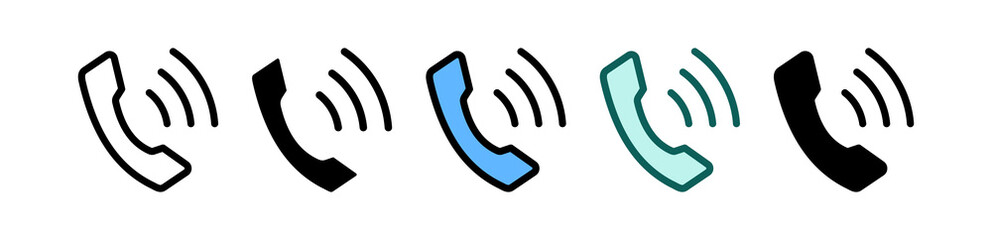 Telephone multiple icon