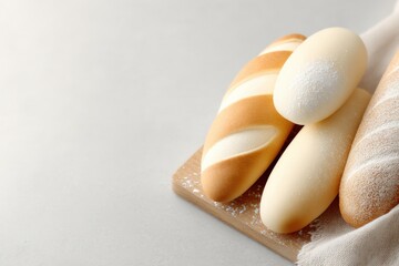 Assorted Fresh Organic Natural Soap Bars in Various Shapes and Colors Arranged on Wooden Surface for Skincare and Spa Treatment Concept