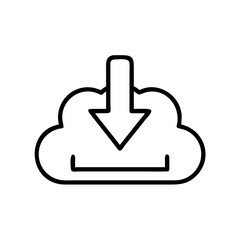 Obraz premium Illustration of a stylized arrow pointing downwards, set against a minimalist background, symbolizing direction
