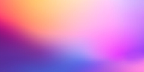 Fototapeta premium abstract gradient background blending yellow, pink, purple, and blue hues.