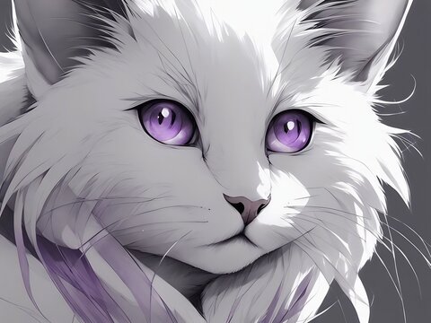 cat with captivating eyes