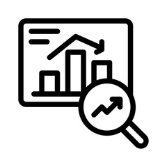 data analytics line icon