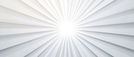 Radiant burst of white light with star shapes and soft shadows creating bright and uplifting abstract background