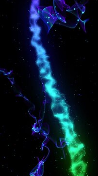 particle space: asteroid signature [gravity currents] vertical