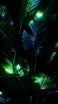 omega flora ii: verdant shimmer [peace flow] vertical