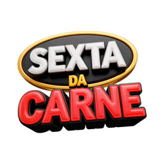 Friday Meat Sale Promotion Sexta da Carne Promocao Selo Promocional Mercado