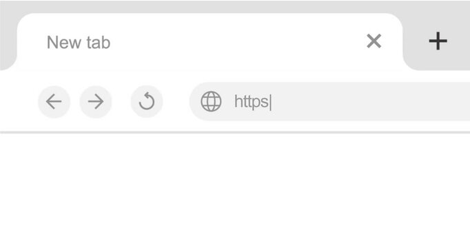 Animation browser web address bar internet