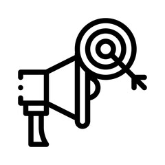target line icon