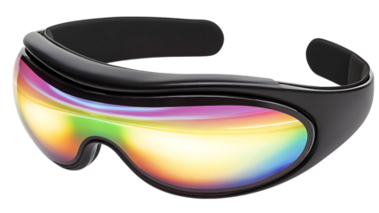 Innovative virtual reality glasses tech showcase product photography indoor close-up