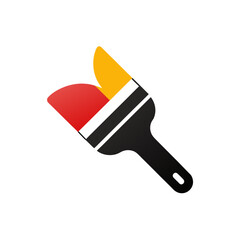  paintbrush-icon---creative-design-tool-on-white