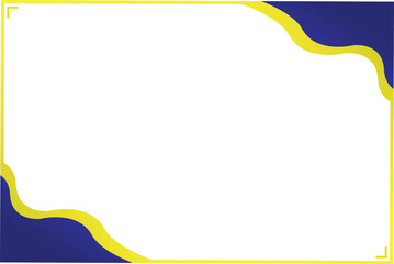 Modern Certificate with Abstract Waves