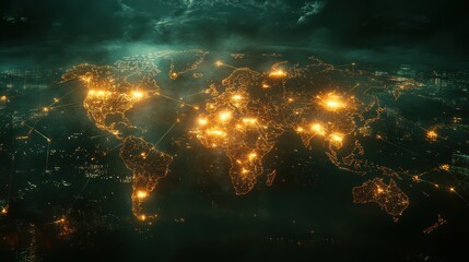 Global Network: A Visualization of Interconnectedness