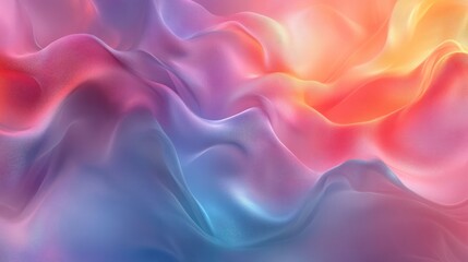 Abstract Pastel Waves: A Symphony of Colors