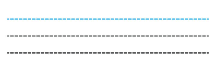 Wavy dashed line divider . Vector Illustration . EPS 10 . 