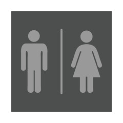 Set of restroom, toilet icon collection. Male and female restroom. Vector Illustration. EPS 10 .