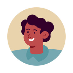 Modern Boy Character Avatar Design