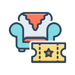 Vector color shadow icon for Platinum