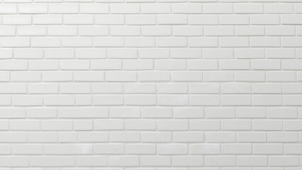 Clean White Brick Wall Texture Seamless Background Image