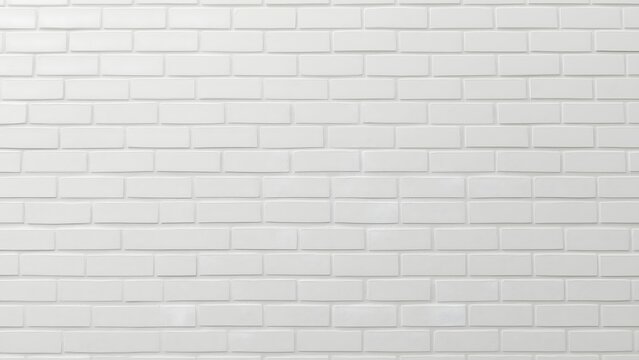 Clean White Brick Wall Texture Seamless Background Image