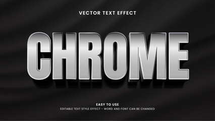 chrome editable text effect