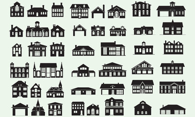 Naklejka premium House, Real Estate, Family, Real Estate Agent, Investment, Residential Building, City, Apartment, Building, Architecture.
