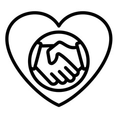 Respect  Icon Element For Design
