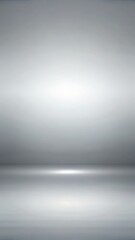 A serene panoramic abstract gray background with subtle gradient and soft focus effect