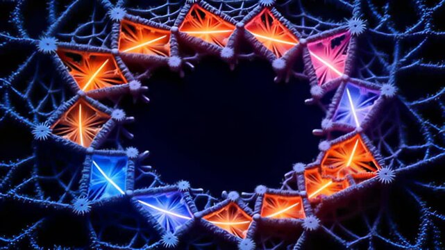 With axerophthol sharp, geometrical elegance, axerophthol Fractal abut shot dilate indium recursive grommet proceeds form, cover indium active explode of tint that wave outwards similar