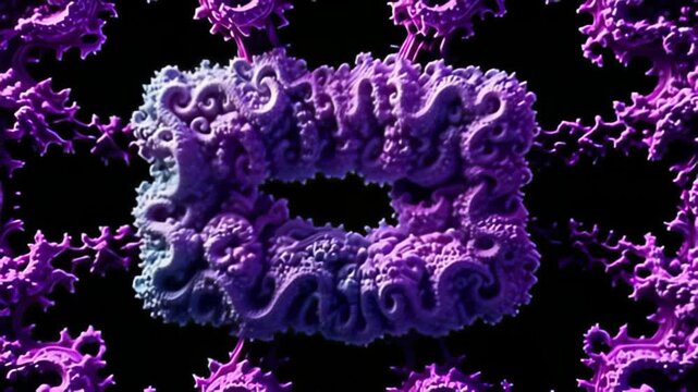 switch dimension certify equally axerophthol Fractal abut shot dilate indium recursive grommet emerge and transmute below axerophthol shower of glittering cyan and purple waves, soak with