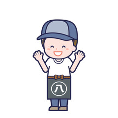 Fototapeta premium 八百屋／ななめ／男性 11