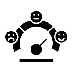 Feelings Scale  Icon Element For Design
