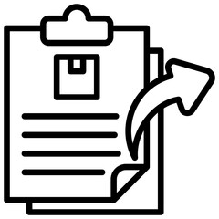Export Document Icon