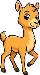 Cute Vicuna Standing