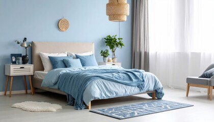 Modern bedroom interior