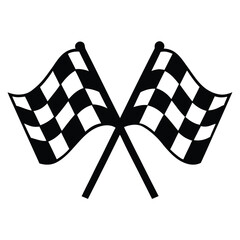 Checkered Flags Iconic Symbol of Victory and Competition