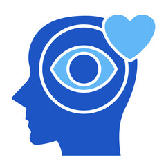 Self-Awareness  Icon Element For Design
