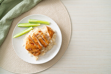 Grilled Chicken with Steamed Rice
