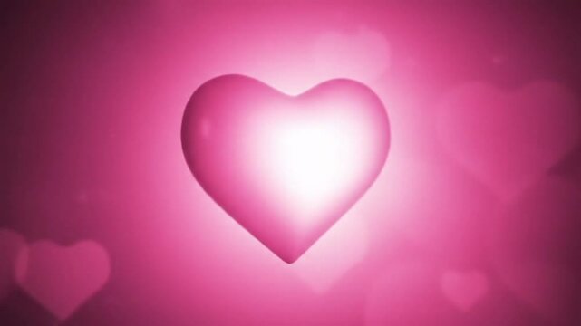Pink Heart: A Romantic Valentine's Day Background