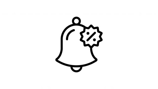 Animated Notification Bell with Offer