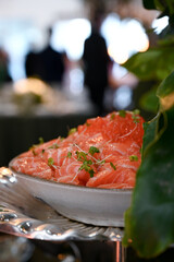 salmon tartare, salmon tartare with guacamole, fresh salmon, Japanese food, Japanese cuisine, haute...