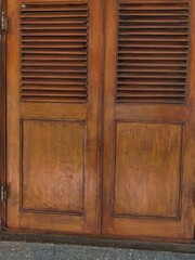 old wooden window
