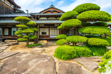 山口県　防府市　旧毛利家本邸　庭園